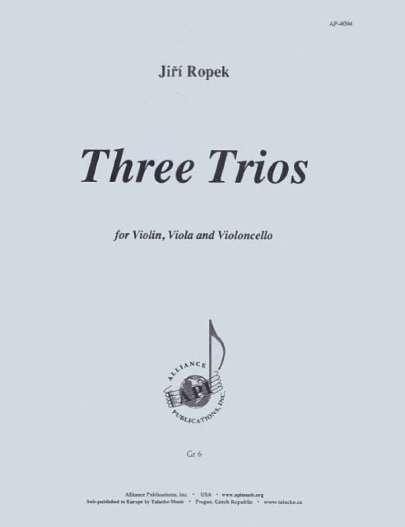 Three Trios For String Trio - Vln-vla-vc